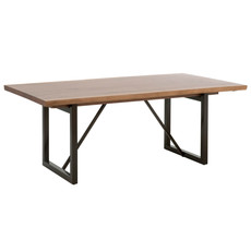 Raw Edge Extension Dining Table
