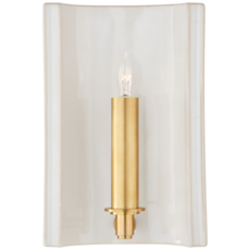 Visual Comfort Leeds Small Rectangular Sconce (also available in gray and blue)