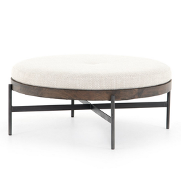 Gibson Iron Leg Ottoman 39 x 16