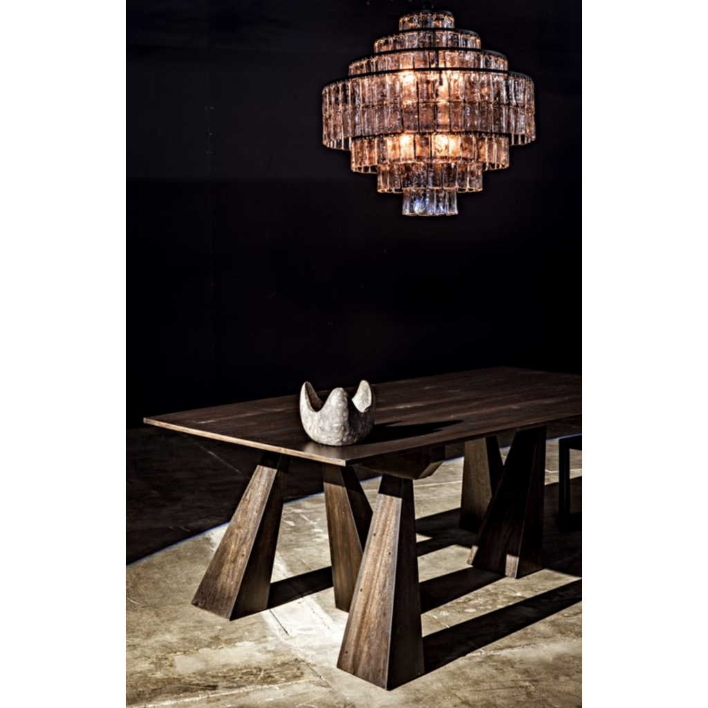 Noir Satellite Chandelier, Black Metal DISPLAY