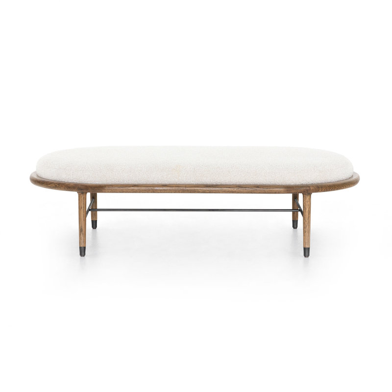 Peeta Ottoman 62'' in Knoll Natural