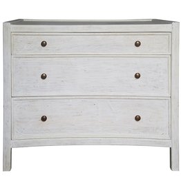 Noir Hampton Nightstand White Wash 36 x 22 x 30