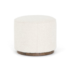 Sinclair Round Ottoman Knoll Natural 22 x 22 x 19