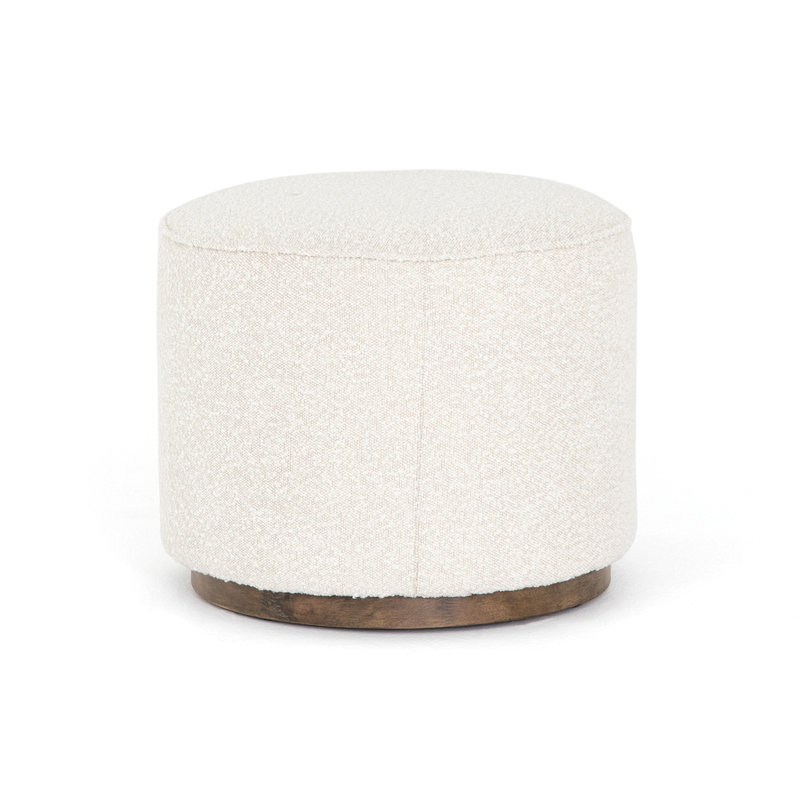 Sinclair Round Ottoman Knoll Natural 22 x 22 x 19