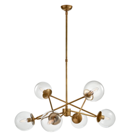 Visual Comfort Turenne Dynamic Chandelier Brass LRG