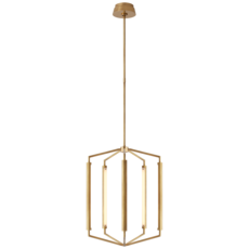 Visual Comfort Appareil Medium Lantern Antique-Brass