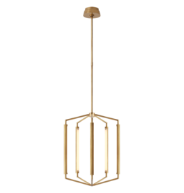 Visual Comfort Appareil Medium Lantern Antique-Brass