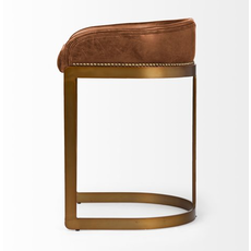 Mercana Lyle Leather Counter Stool