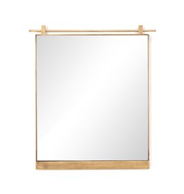 Chico Mirror-Antiqued Brass SM