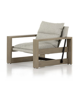 Menlo Outdoor Chair - Weathered Grey-FSC