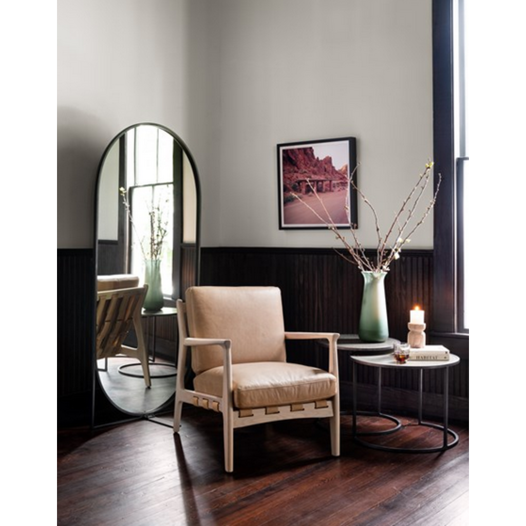 Silas Leather Chair - Sahara Tan