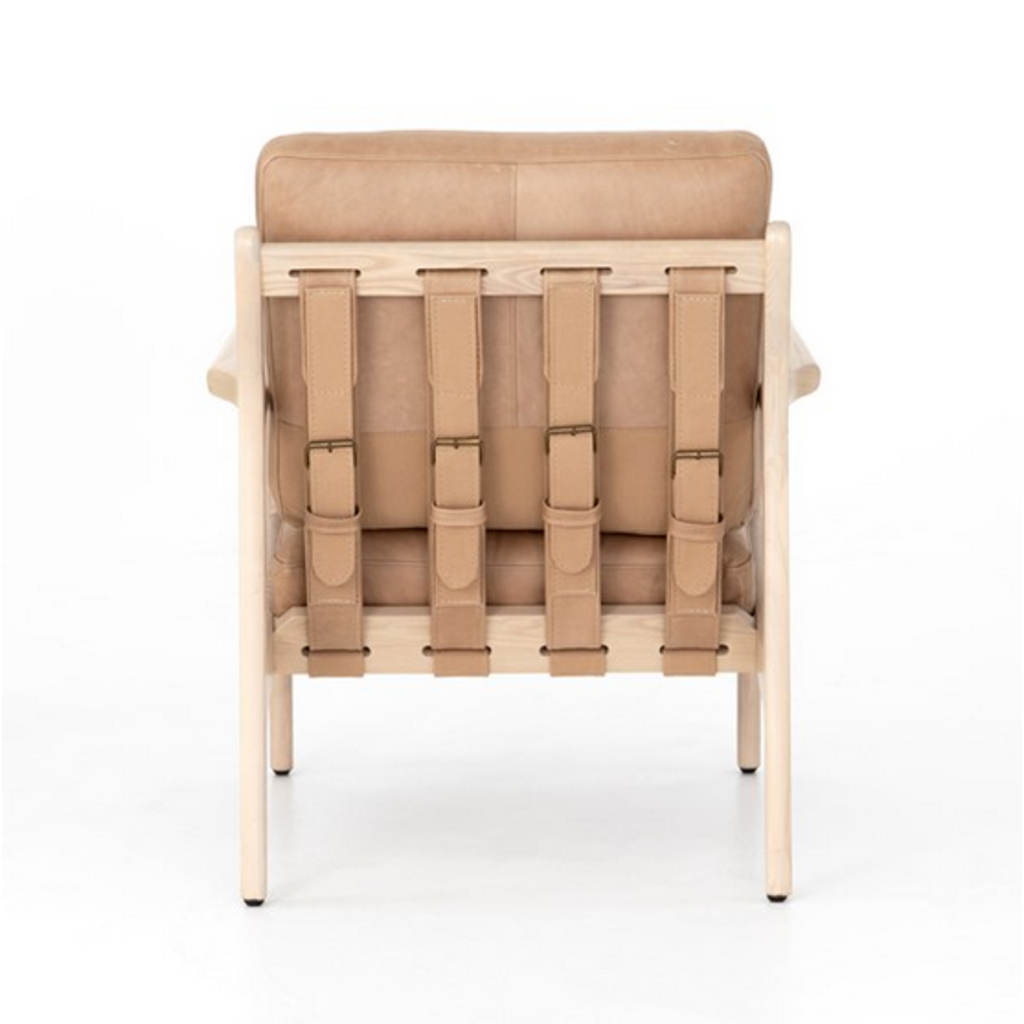 Silas Leather Chair - Sahara Tan