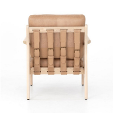 Sandra Leather Chair - Sahara Tan