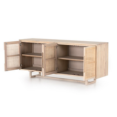 Clarita Sideboard White Wash Mango