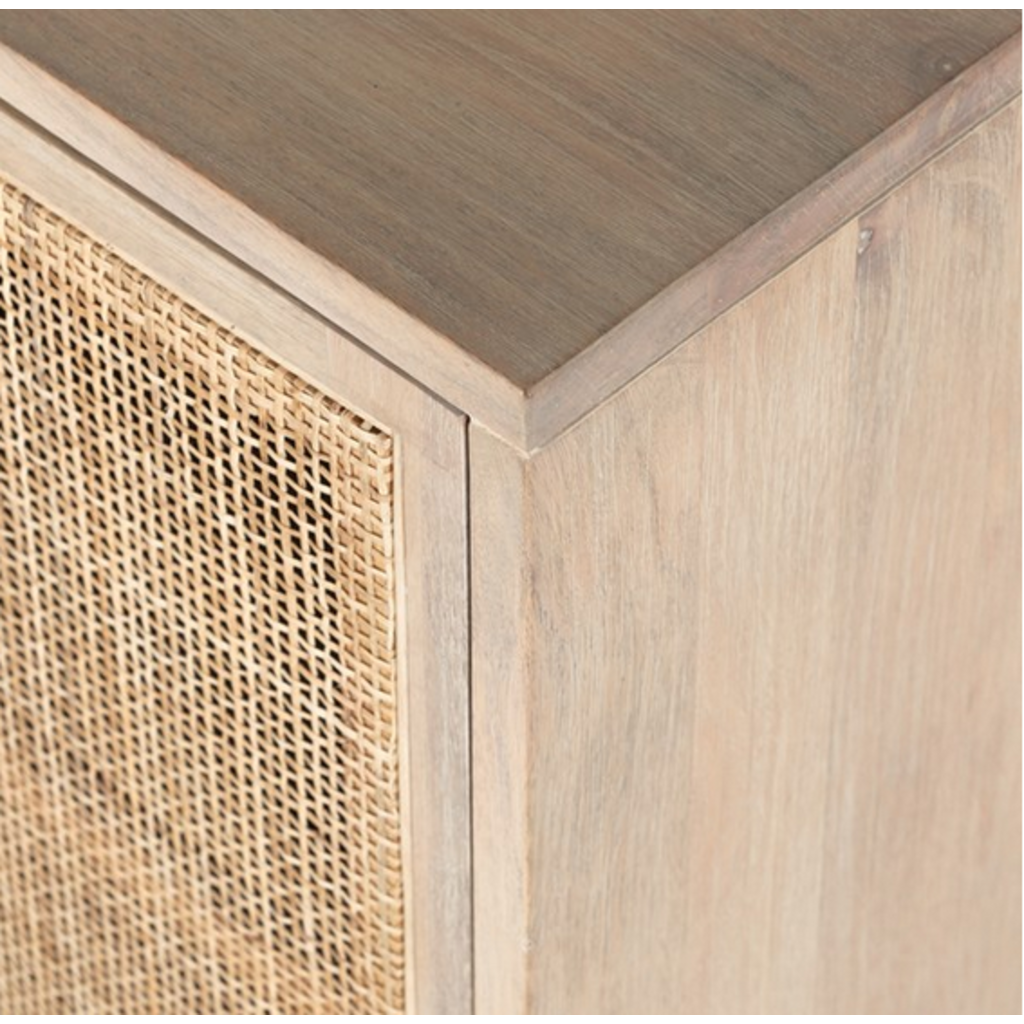 Clarita Sideboard White Wash Mango