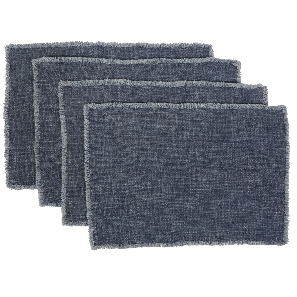 Pom Pom At Home Oakville Placemat Navy S/4