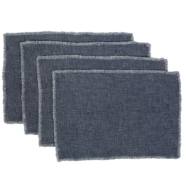 Pom Pom At Home Oakville Placemat Navy S/4
