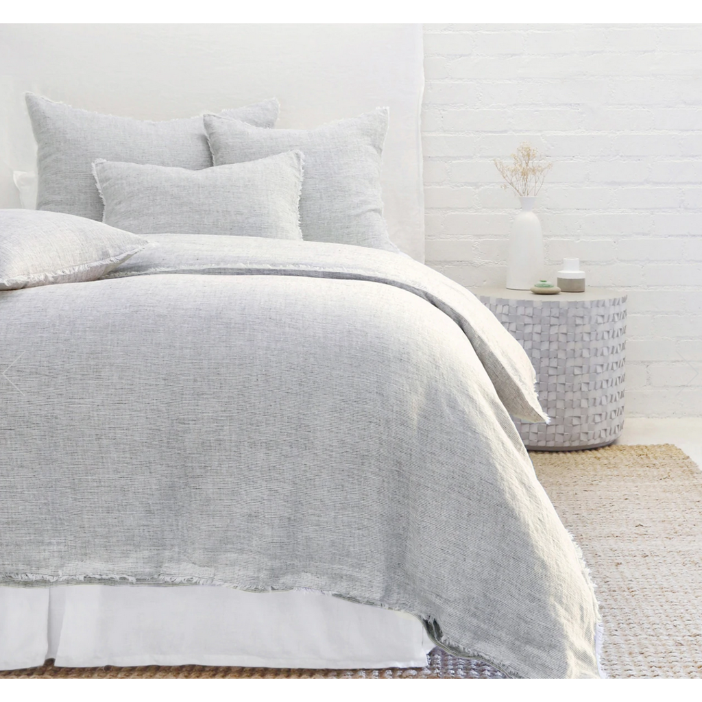Pom Pom At Home Logan King Duvet Navy