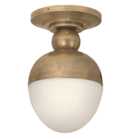 Visual Comfort Clark Flush Mount Brass