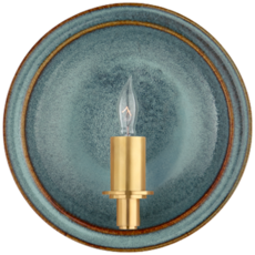 Visual Comfort Leeds Small Round Sconce