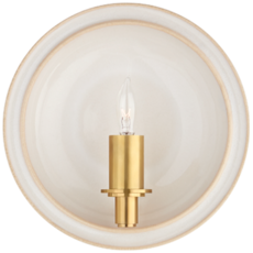 Visual Comfort Leeds Small Round Sconce