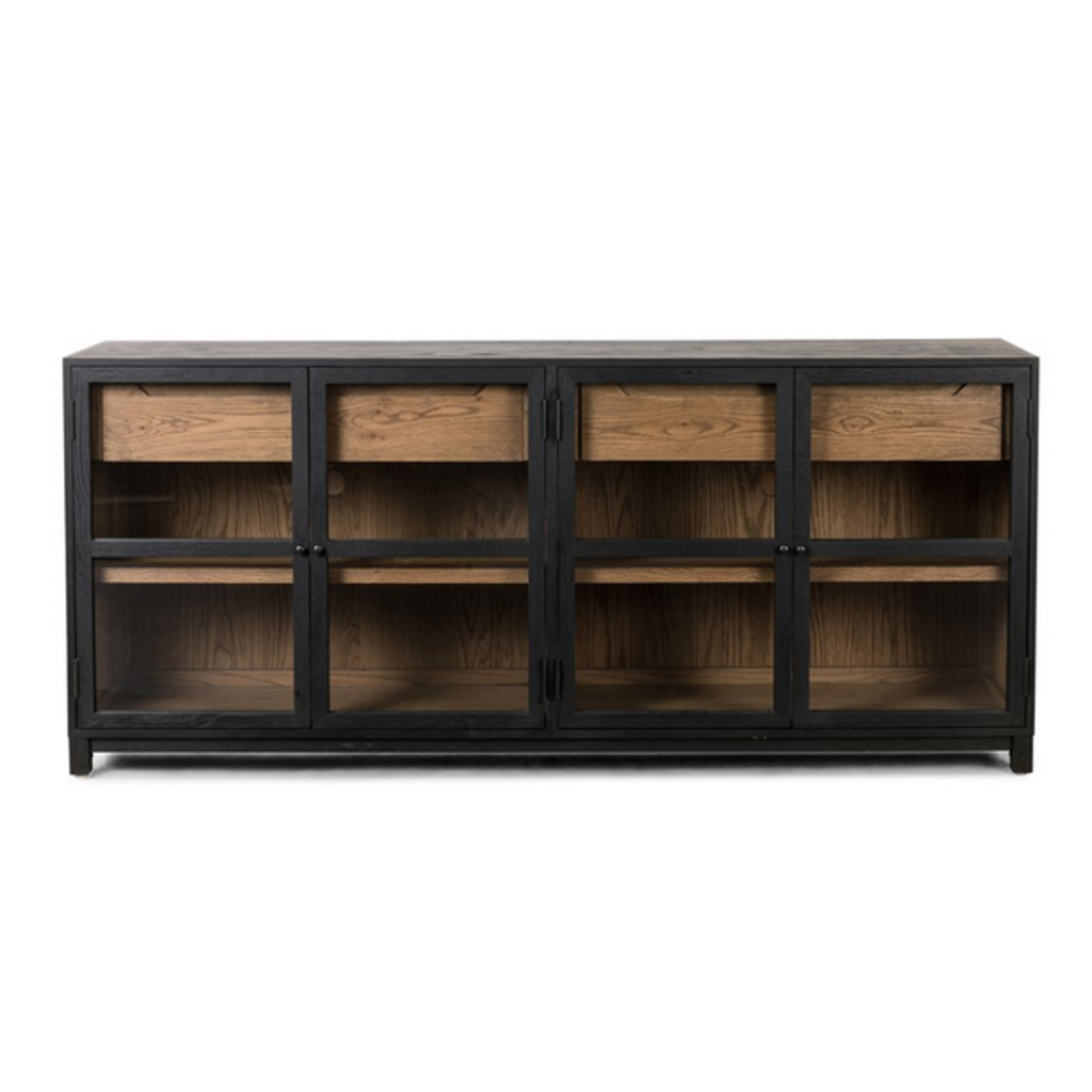 Millie Large Sideboard-Drifted Black