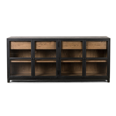 Millie Large Sideboard-Drifted Black