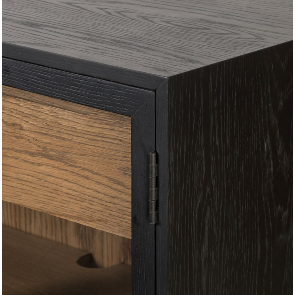 Millie Large Sideboard-Drifted Black