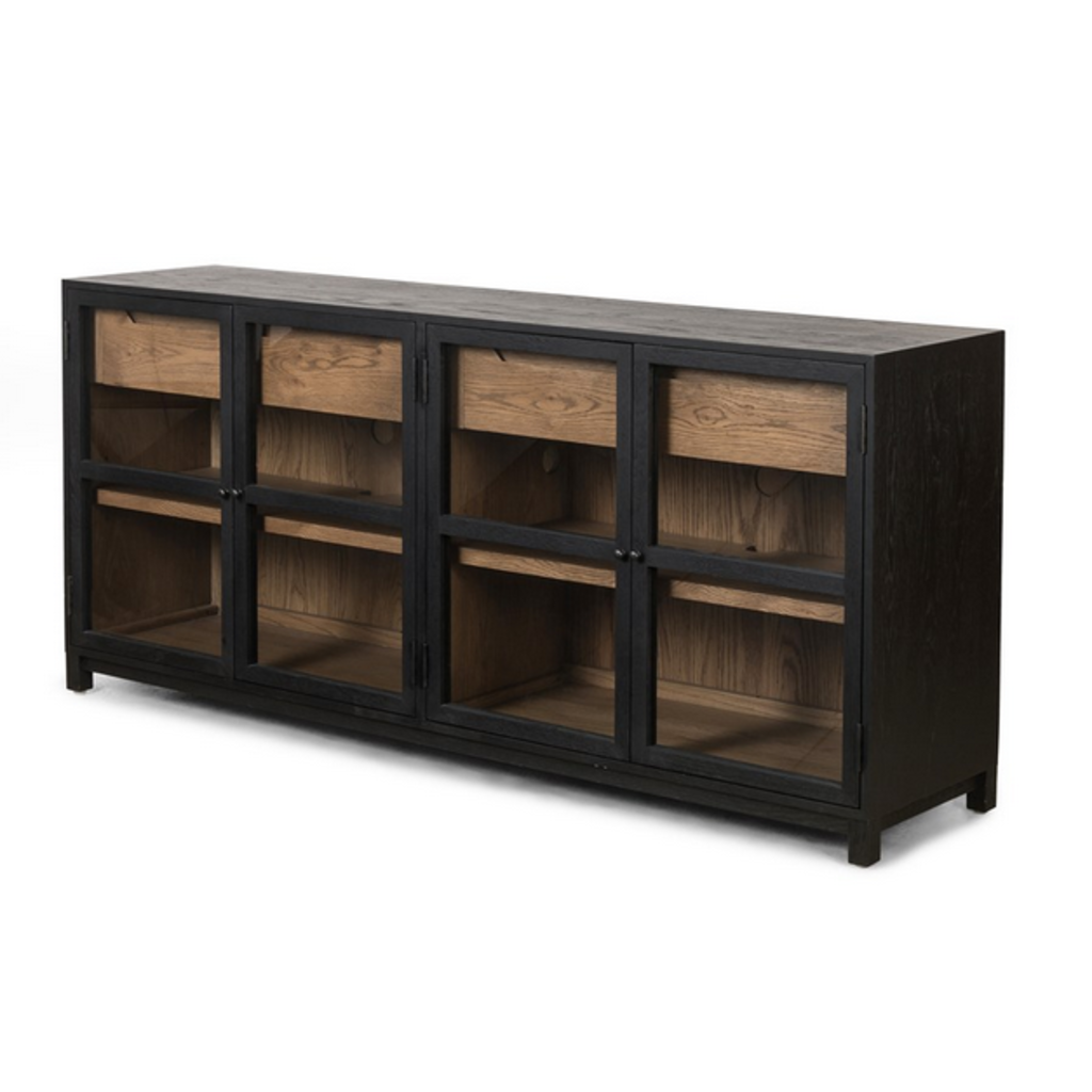 Millie Large Sideboard-Drifted Black