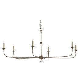 Currey & Company Nottaway Bronze Large Chandelier