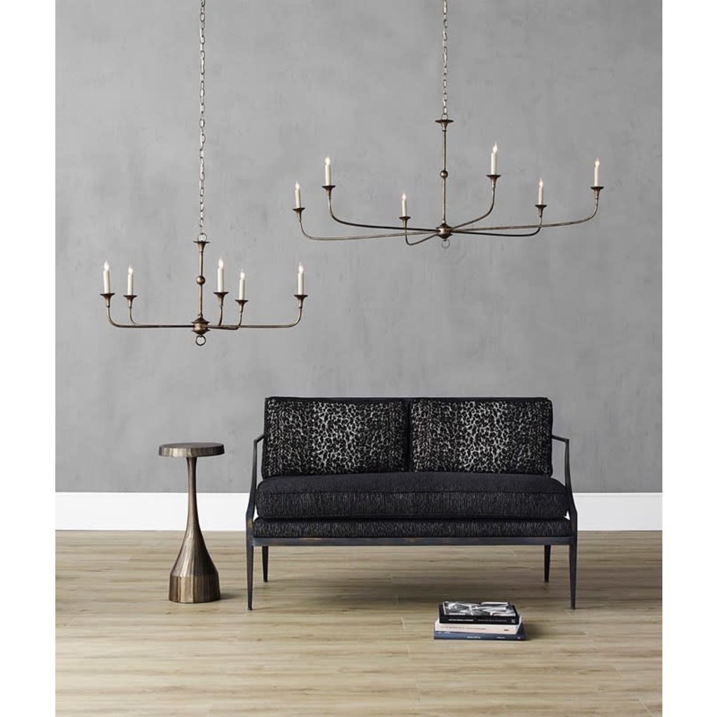 Currey & Company Nottaway Bronze Large Chandelier