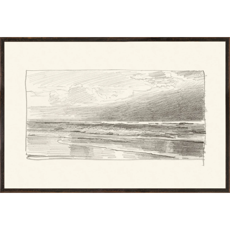Celadon Art Richards - Folio, Graphite Seascape V - 1870