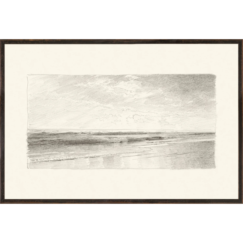 Celadon Art Richards - Folio, Graphite Seascape III - 1870