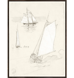 Celadon Art Collection 07 - Homer - Three Schooners - 1880
