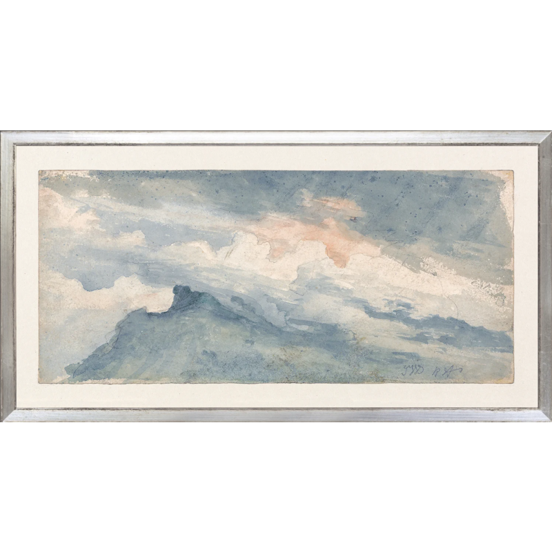 Celadon Art Cloudy Sunset 17"× 9"