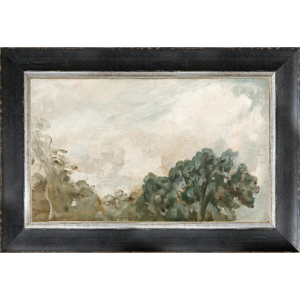 Celadon Art Cloud Study with Trees C. 1821