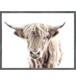 Celadon Art Mod. Farm - Highland Cow - Mini - Grey