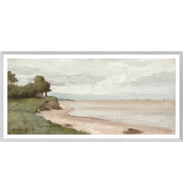 Celadon Art Beach Near Etretat C. 1872
