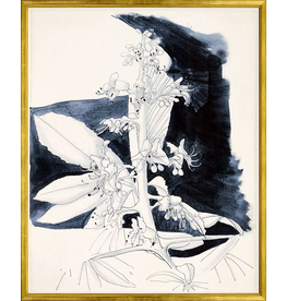 Celadon Art Inked Floral Study II