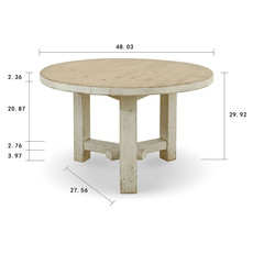 Lilys Living Amalfi Dining Table 48" Round