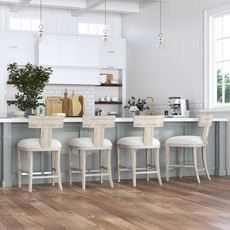 Ibiza Counter Stool White