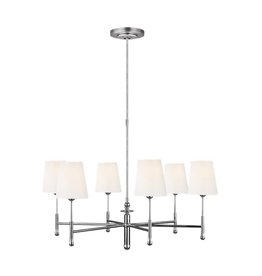Generation Lighting Capri Medium Chandelier- Polished Nickle