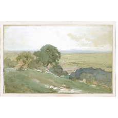 Celadon Art Petite Scapes - Olive Trees at Tivoli C. 1873