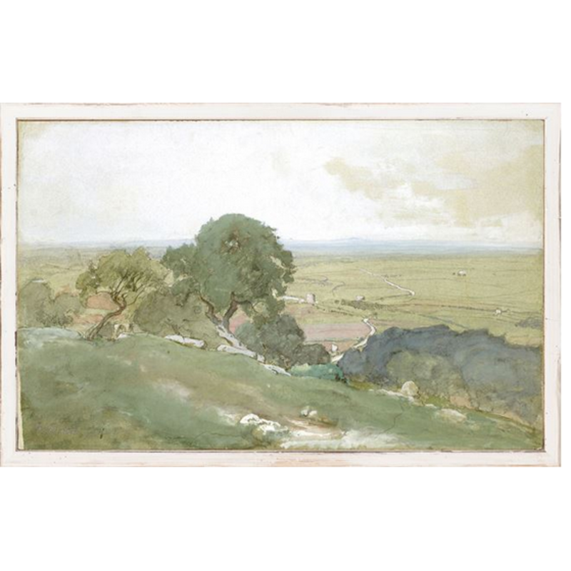 Celadon Art Petite Scapes - Olive Trees at Tivoli C. 1873