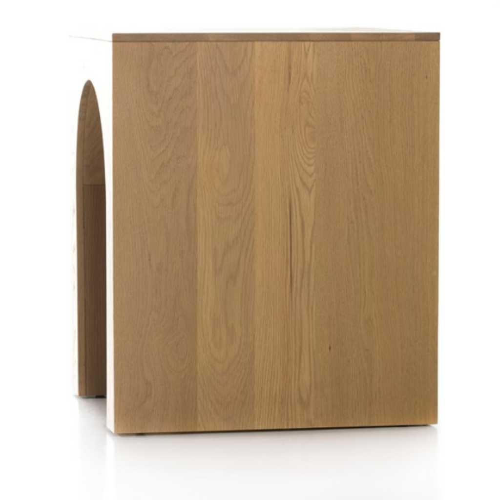 Dallas Sidetable - Buff Oak 20wx24h