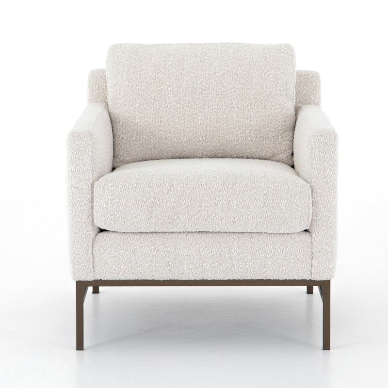 Vanna Chair-  Ivory Boucle Lounge Chair