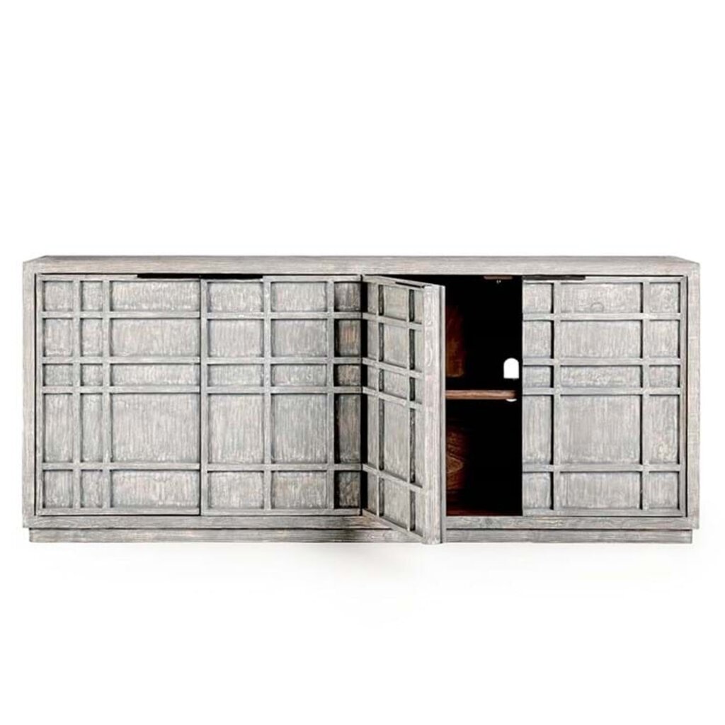 Chantrel 4 Door Sideboard - Timeworn Gray
