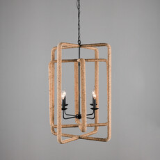 Jute Rope Chandelier