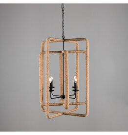 Jute Rope Chandelier