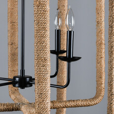 Jute Rope Chandelier
